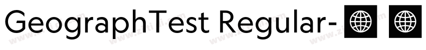 GeographTest Regular字体转换